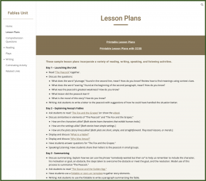 New Google Sites Unit Plans Example of Lesson Plans
