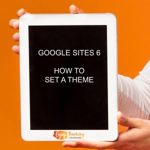 A brief video teaches you how to set a theme on Google Sites.
