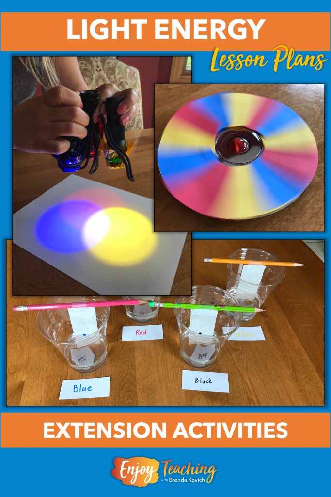 Want a spectacular light unit? Try these extension activities!
