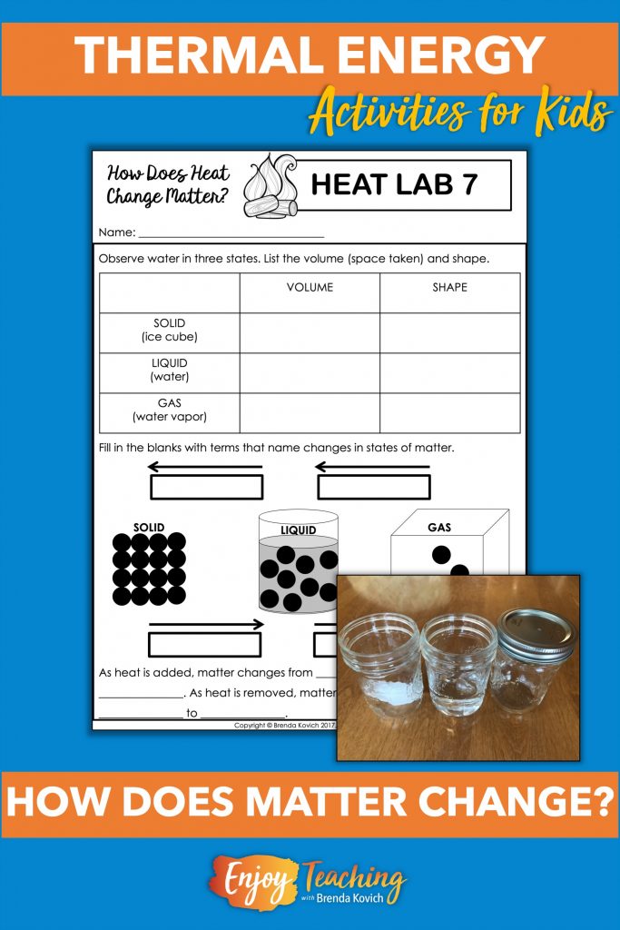 In this set of activities, kids explore how heat changes states of matter.