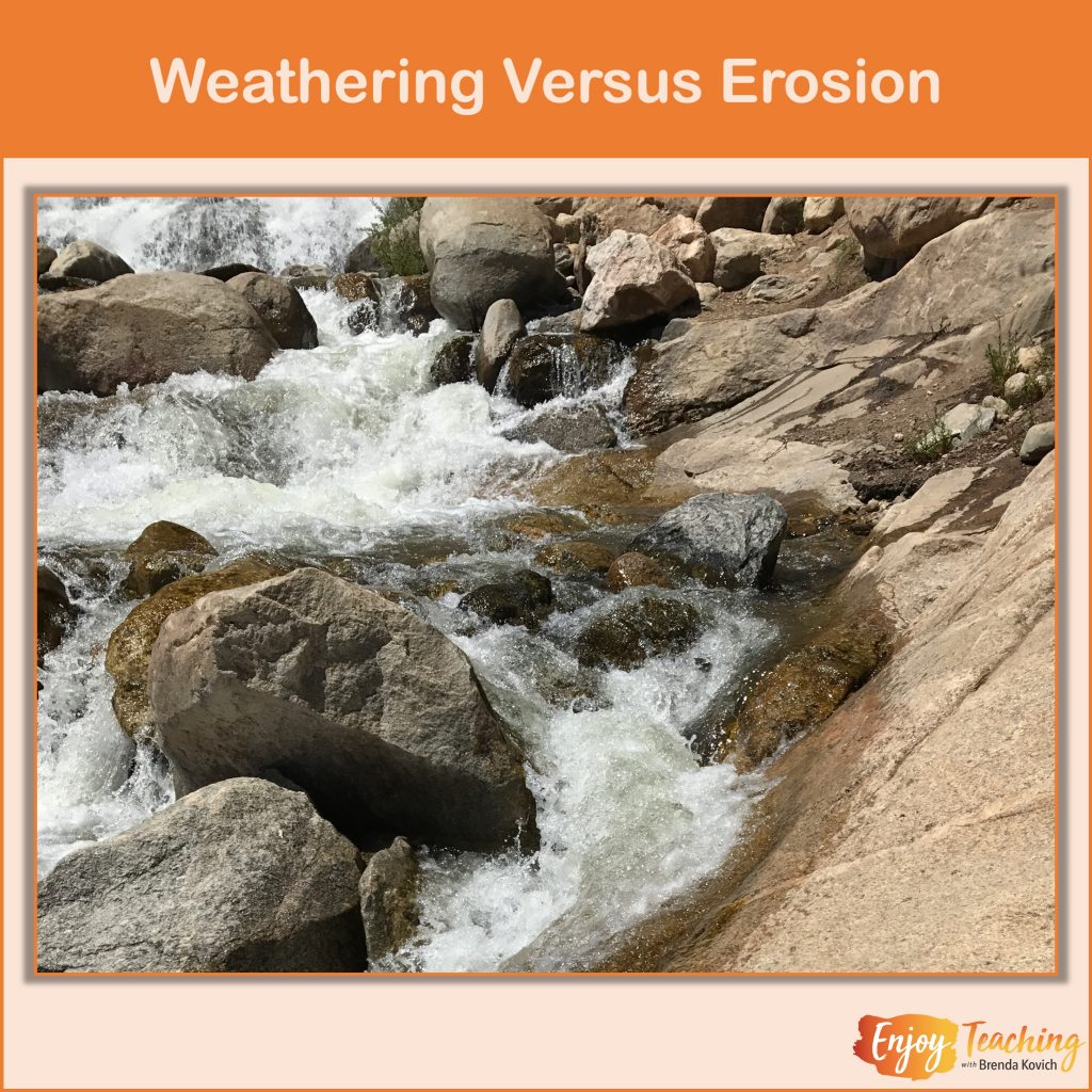 weathering erosion and deposition examples