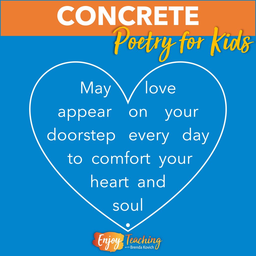 easy heart concrete poem