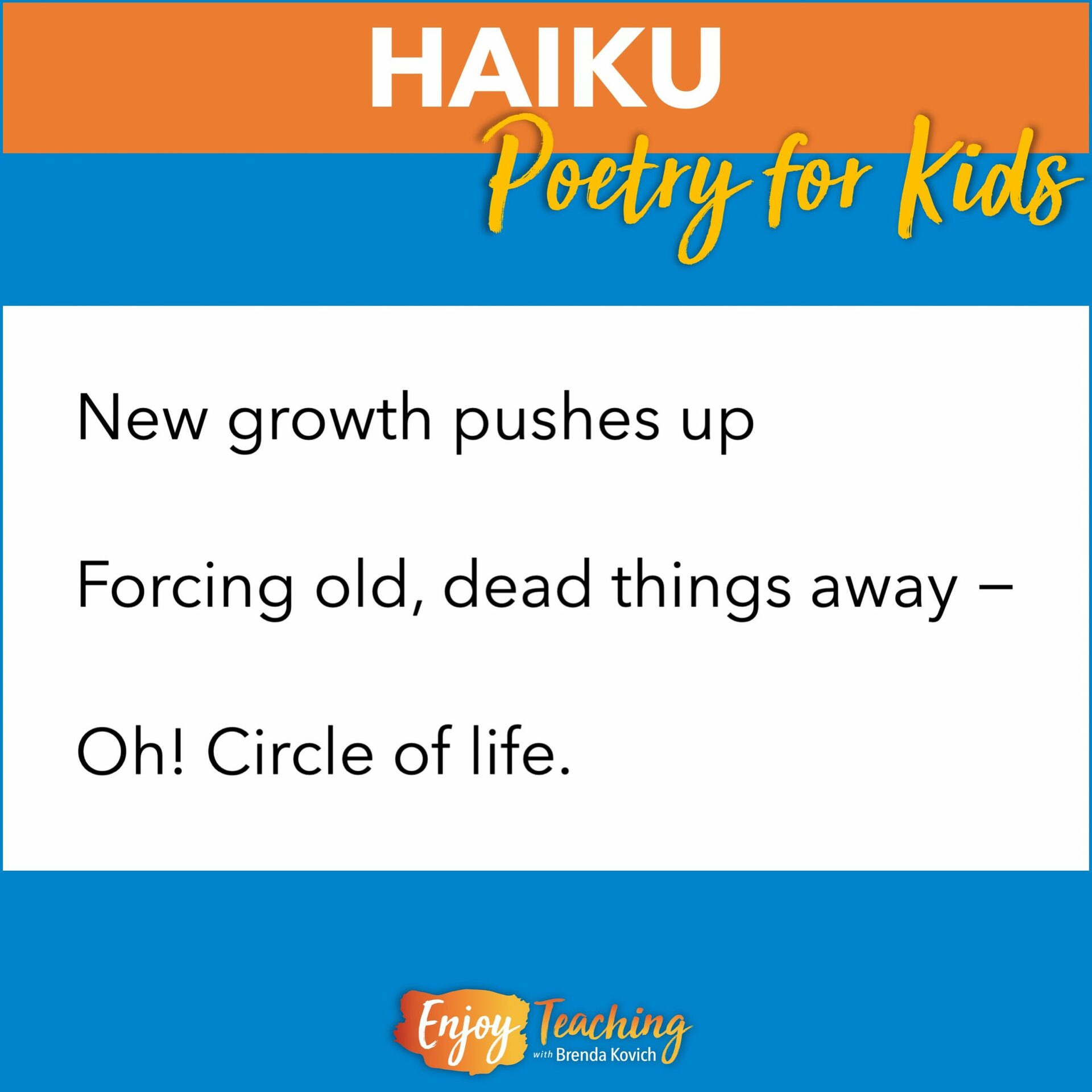 Teaching Haiku Japanese Poetry for Kids