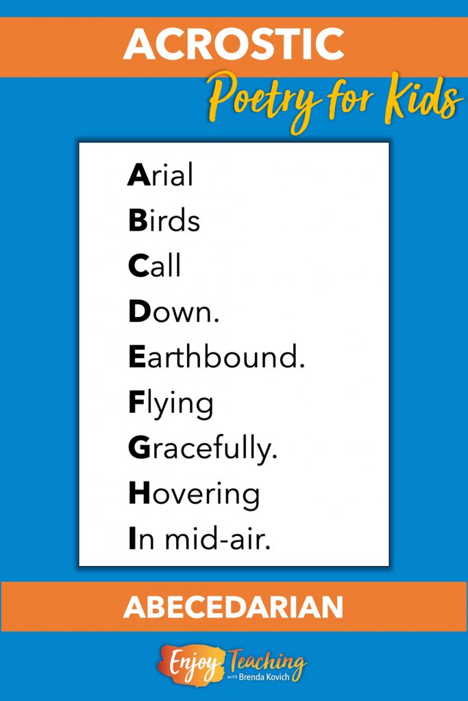 Teaching Acrostic Poetry - ABC Poems for Kids