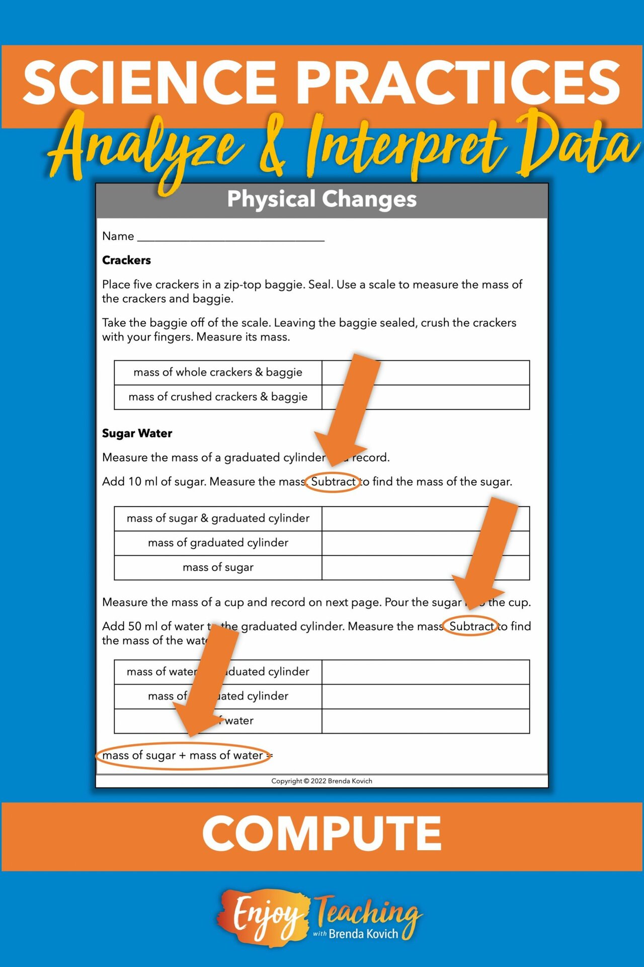 Analyzing and Interpreting Data - How to Teach Science Practices