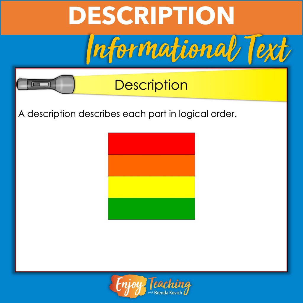 Descriptive Text Structure How to Teach Nonfiction